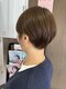フレームヘア frame hairの写真/まるみのあるショート・ボブはお任せ！骨格や髪質を見極めたカットであなたに似合うショートヘアをご提案◎