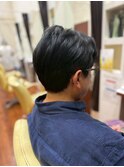 40代50代メンズカットメンズ髪型立体感ショート短髪カジュアル