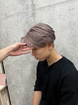 ヌエン 渋谷(NU/EN) メンズ　グレーベージュ