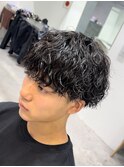 渋谷波巻きスパイラルパーマゆるめ波巻きルーズパーマメンズヘア