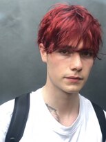 ギークス(GEEKS)&nbsp;【GEEKS渋谷】ダークレッド/秋カラー/メンズハイトーン/マッシュ