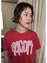 トリッカ 銀座(tricca)&nbsp;ニュアンスパーマ/ボブパーマ/顔周り/ボブ/簡単スタイリング