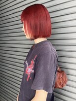 ロックス バイ マグ 松本(rocks BY MAG)&nbsp;チェリーレッド暖色カラーボルドーワインレッド春カラー