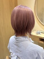 ソウスシア(SOURCE cia)&nbsp;ショートウルフ×ホワイトピンク【佐藤和弥】