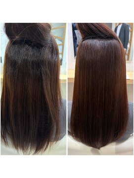 20代　強いクセを柔らかいストレートに！高難易度縮毛矯正