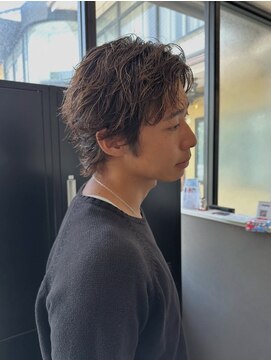 リブール 碧南店(libuR) 人気のメンズ無造作ウェーブミディアム