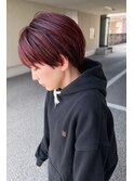 【ブリーチ履歴】 艶ボルドーグラデーションカラー◎ショート♪