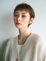 シェル 吉祥寺(shell) くびレイヤーエモージュグレージュカラーくびれショート/吉祥寺