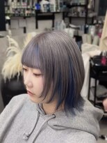 モア(moa) グレージュシルバー×ブルーインナー