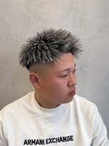 ルースト 西院店(ROOST)&nbsp;MEN’S HAIR/パイルツイスト/ホワイトハイライト