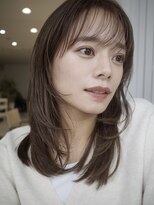 ヌヌ 渋谷 原宿 明治神宮前(nunu) レイヤーカットウルフカットボブグレージュオリーブべージュ