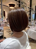 ウィル 都島店(WiLL) 20代30代40代大人可愛い艶髪ダークトーンボブ(5)