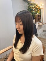 ロム(rom66)&nbsp;自然な艶々髪質改善ストレート