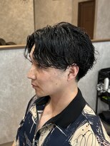ザ クラン バイ ヘッドライト 仙台長町店(THE CLAN by HEADLIGHT) 【人気メンズパーマ】センターパート×ツイストスパイラル