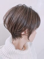 アナザヘアー なんば 高島屋前店(ANAZA hair)&nbsp;耳かけショート＆グレージュ