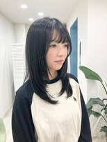 hyon myon/RISEbyREVO 綾瀬店【ヒョンミョン】&nbsp;ハッシュカット/デザインカラー/グレージュ[綾瀬駅/韓国ヘア]