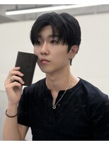 become men's hair 名駅EAST【10月3日 NEW OPEN(予定)】 シースルーセンターパート/韓国ヘア/ナチュラル/メンズ縮毛矯正