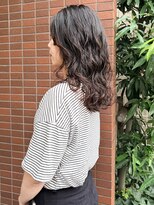 ヒントステーション(HINTSTATION)&nbsp;〈浅草美容室〉ミディアムロブニュアンスパーマ