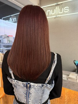 ヌル ヘア デザイン(nullus hair desigh) 【nullus】インフィニアルカラー×バイカルテトリートメント