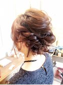 Ricco wedding アップスタイル