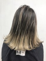 ヘアースタジオ ゼン(hair studio Zen)&nbsp;外国人風ハイライトグラデーション