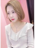 こだわりの韓国風タンバルモリ×ブロンドカラー