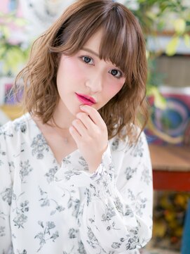 カバーヘア ブリス 戸田公園西口店(COVER HAIR bliss) ★くせ毛風毛先パーマ☆耳かけフェミニンボブ20代30代40代★6