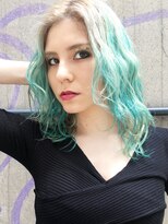 アルバム 銀座(ALBUM GINZA) 海外風フェザーウェーブ_ココアブラウンフリンジウェーブ_27702