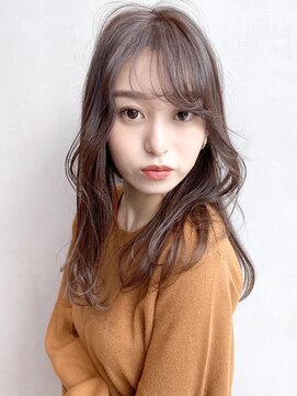 アイティー バイ アルバム 浦和店(IT by ALBUM) ワンカールミディアム_オリーブカラーハイライトカラー_87106