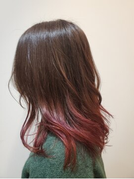 ジュール フィノン(Jour finon) ロングレイヤー　グラデーションカラー