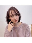【Chill】大人かわいい季節のピンクベージュクールショートボブ
