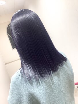 ヘアーメイク トレコローリ(hair make trecolori) 【trecolori 津田沼】コリアンブラック