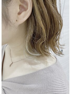 シャンティ 札幌駅前店(Shanti) インナーカラーくすみベージュ♪ 【新濱奈未子】