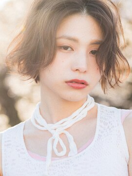 エミュ 表参道 青山(emu) 【emu井上信洋】くすみブルーハンサムマッシュショート20代30代