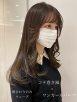 アピッシュ ギンザ(apish ginza)&nbsp;tomo apish独自のつやカールのコテ巻き風mixデジタルパーマ