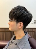 ツーブロックタイトマッシュ<理容室>/京成上野/御徒町/上野]