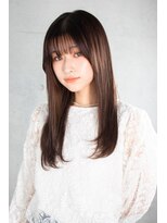 パノラ 立川(PANOLA)&nbsp;ストレートロングスタイル　レイヤー　バング