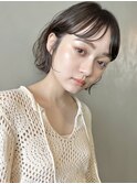 【PARK】ニュアンスボブ×シアダークベージュ