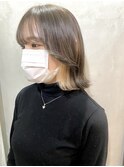 結んで簡単に隠せるインナカラーベージュ 岐阜美容室