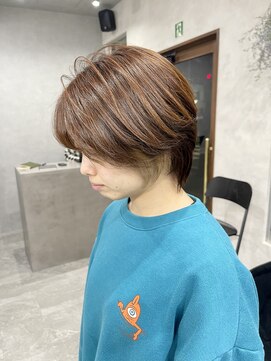 リアン(lien) ラフショート×ミルクティーインナー♪