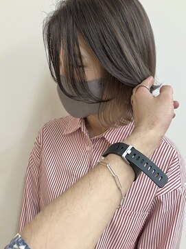 似合わせ/白髪ぼかし/インナーカラーに特化した髪質改善サロン 元住吉 武蔵小杉 【パーソナルカラーにあわせた】イヤリング/インナーカラー