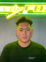 グリーディーフォックス 三軒茶屋(GreedyFOX)&nbsp;波巻き/マッシュパーマ/ウルフ/ハイライト<理容室>三軒茶屋