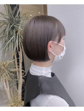 ルア モアナ バイ ヘッドライト 小田原2号店(Lua Moana by HEADLIGHT) 【Moana Lua】#ショートボブ#グレージュ#ミニボブ#大人可愛い