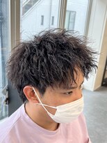 バース 梅田中崎町店(BIRTH)&nbsp;ツイストスパイラルパーマツイストパーマメンズマッシュパーマ