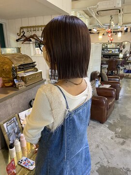 フルアヘッド(FULL A HEAD) ぷつっとボブ×ヘーゼルベージュ