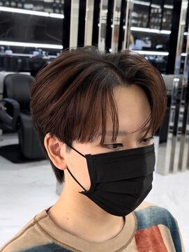 センス 渋谷 宇田川交番前(SENSE) ダークアッシュ/カルマパーマ/ベリーショート[渋谷/韓国/MEN'S]