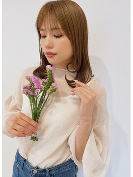 ルポン(Lepont) 蒲郡ヘアカラー/前髪ストレート/ツヤ髪/ワンカール/髪質改善