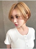 大人可愛いショートボブ