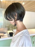 大人可愛い丸みショートボブ20代30代40代