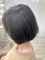 サイン(SIGN)&nbsp;オリーブベージュボブ/30代40代50代/ハイライト/透明感